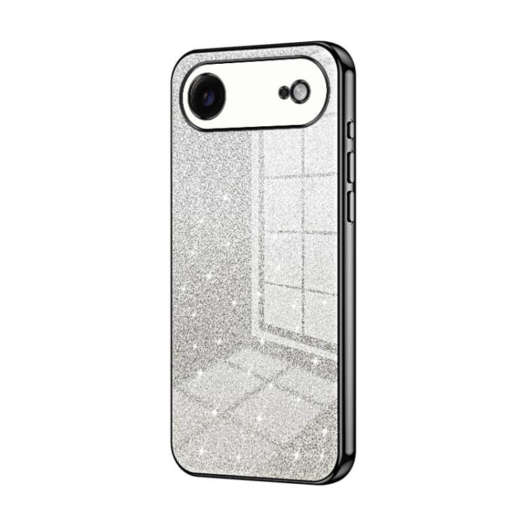 Gradient Glitter Powder Electroplated Phone Case, For iPhone 17e / 16e, For iPhone 17 Pro Max, For iPhone 17 Pro, For iPhone 17, For iPhone Air, For iPhone 16 Pro Max