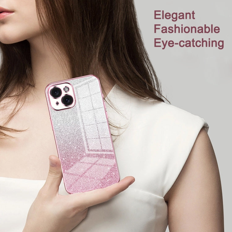 Glitzerndes, galvanisiertes Handycase mit Farbverlauf, für iPhone 11 Pro Max, für iPhone 11, für iPhone 11 Pro, für iPhone X / XS, für iPhone XR, für iPhone XS Max