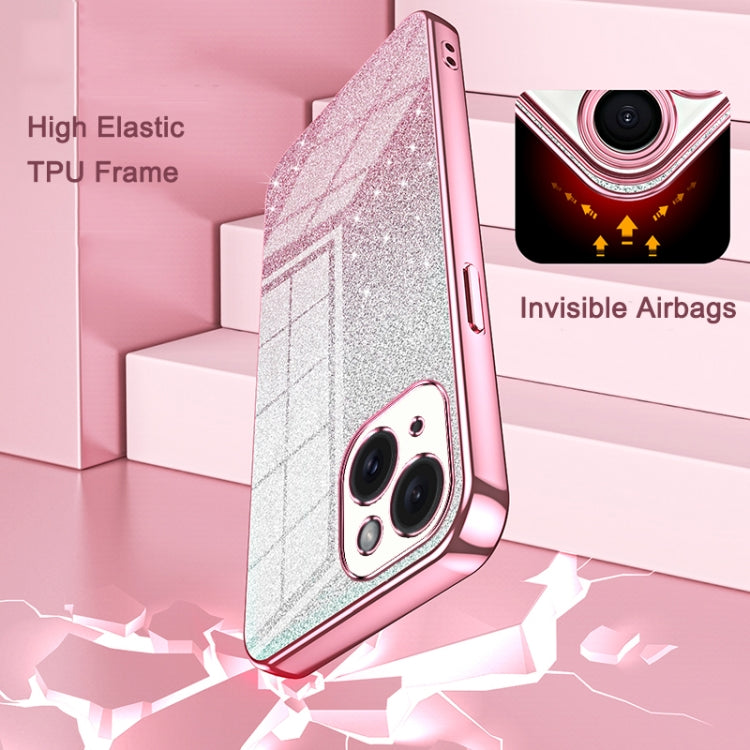 Glitzerndes, galvanisiertes Handycase mit Farbverlauf, für iPhone 11 Pro Max, für iPhone 11, für iPhone 11 Pro, für iPhone X / XS, für iPhone XR, für iPhone XS Max