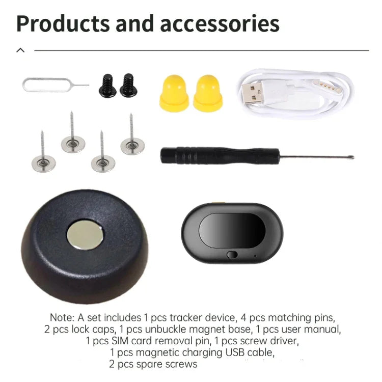 V41 Smart GPS-Tracker, IP67 wasserdicht, Haustier-Tracker mit Verlustschutz, 2G-Version, 4G-Version-A, 4G-Version-B