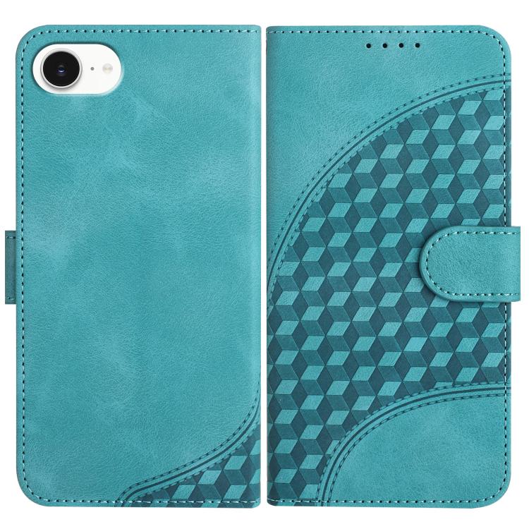 YX0060 Elefantenkopf geprägte Leder-Handyhülle mit Trageschlaufe, Für iPhone 17e / 16e, Für iPhone 17 Pro Max, Für iPhone 17 Pro, Für iPhone 17, Für iPhone Air, Für iPhone 16 Pro Max