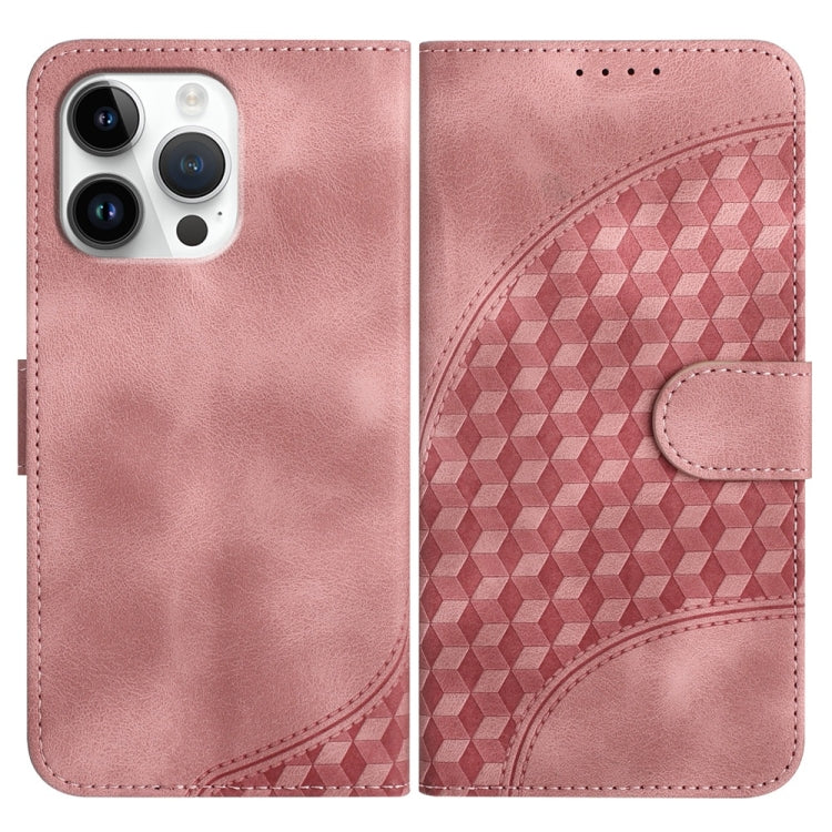 YX0060 Elefantenkopf geprägte Leder-Handyhülle mit Trageschlaufe, Für iPhone 17e / 16e, Für iPhone 17 Pro Max, Für iPhone 17 Pro, Für iPhone 17, Für iPhone Air, Für iPhone 16 Pro Max