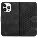 YX0060 Elefantenkopf geprägte Leder-Handyhülle mit Trageschlaufe, Für iPhone 17e / 16e, Für iPhone 17 Pro Max, Für iPhone 17 Pro, Für iPhone 17, Für iPhone Air, Für iPhone 16 Pro Max