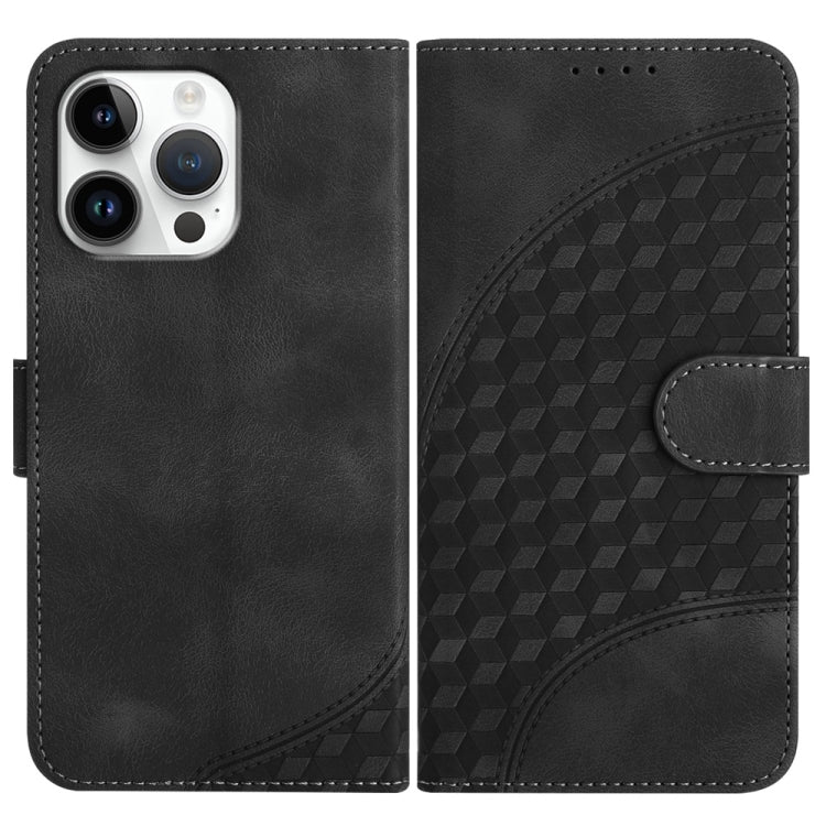 YX0060 Elefantenkopf geprägte Leder-Handyhülle mit Trageschlaufe, Für iPhone 17e / 16e, Für iPhone 17 Pro Max, Für iPhone 17 Pro, Für iPhone 17, Für iPhone Air, Für iPhone 16 Pro Max
