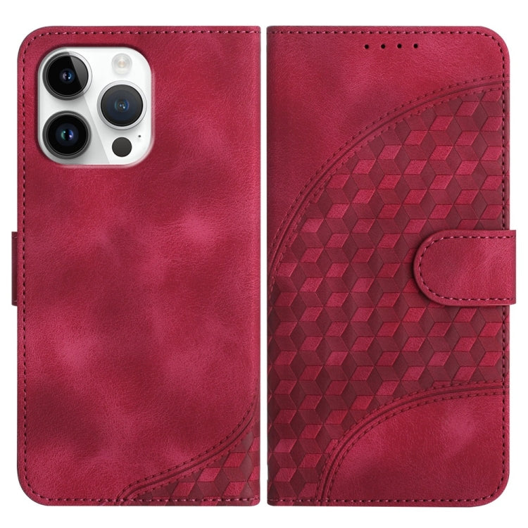 YX0060 Elefantenkopf geprägte Leder-Handyhülle mit Trageschlaufe, Für iPhone 17e / 16e, Für iPhone 17 Pro Max, Für iPhone 17 Pro, Für iPhone 17, Für iPhone Air, Für iPhone 16 Pro Max