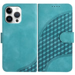 YX0060 Elefantenkopf geprägte Leder-Handyhülle mit Trageschlaufe, Für iPhone 17e / 16e, Für iPhone 17 Pro Max, Für iPhone 17 Pro, Für iPhone 17, Für iPhone Air, Für iPhone 16 Pro Max
