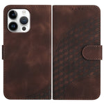 YX0060 Elefantenkopf geprägte Leder-Handyhülle mit Trageschlaufe, Für iPhone 17e / 16e, Für iPhone 17 Pro Max, Für iPhone 17 Pro, Für iPhone 17, Für iPhone Air, Für iPhone 16 Pro Max