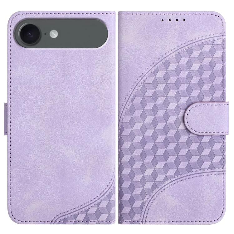 YX0060 Elefantenkopf geprägte Leder-Handyhülle mit Trageschlaufe, Für iPhone 17e / 16e, Für iPhone 17 Pro Max, Für iPhone 17 Pro, Für iPhone 17, Für iPhone Air, Für iPhone 16 Pro Max