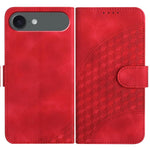 YX0060 Elefantenkopf geprägte Leder-Handyhülle mit Trageschlaufe, Für iPhone 17e / 16e, Für iPhone 17 Pro Max, Für iPhone 17 Pro, Für iPhone 17, Für iPhone Air, Für iPhone 16 Pro Max