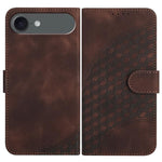 YX0060 Elefantenkopf geprägte Leder-Handyhülle mit Trageschlaufe, Für iPhone 17e / 16e, Für iPhone 17 Pro Max, Für iPhone 17 Pro, Für iPhone 17, Für iPhone Air, Für iPhone 16 Pro Max