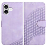 YX0060 Elefantenkopf geprägte Leder-Handyhülle mit Trageschlaufe, Für iPhone 17e / 16e, Für iPhone 17 Pro Max, Für iPhone 17 Pro, Für iPhone 17, Für iPhone Air, Für iPhone 16 Pro Max
