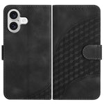 YX0060 Elefantenkopf geprägte Leder-Handyhülle mit Trageschlaufe, Für iPhone 17e / 16e, Für iPhone 17 Pro Max, Für iPhone 17 Pro, Für iPhone 17, Für iPhone Air, Für iPhone 16 Pro Max