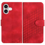 YX0060 Elefantenkopf geprägte Leder-Handyhülle mit Trageschlaufe, Für iPhone 17e / 16e, Für iPhone 17 Pro Max, Für iPhone 17 Pro, Für iPhone 17, Für iPhone Air, Für iPhone 16 Pro Max