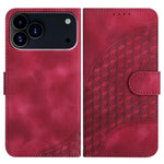 YX0060 Elefantenkopf geprägte Leder-Handyhülle mit Trageschlaufe, Für iPhone 17e / 16e, Für iPhone 17 Pro Max, Für iPhone 17 Pro, Für iPhone 17, Für iPhone Air, Für iPhone 16 Pro Max