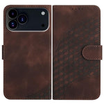 YX0060 Elefantenkopf geprägte Leder-Handyhülle mit Trageschlaufe, Für iPhone 17e / 16e, Für iPhone 17 Pro Max, Für iPhone 17 Pro, Für iPhone 17, Für iPhone Air, Für iPhone 16 Pro Max