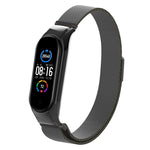 Milano Solid Color Magnetic Stainless Steel Strap, For Xiaomi Mi Band 5