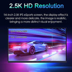 14 Zoll HDR 2560x1600P IPS-Bildschirm Tragbarer Monitor, 14 Zoll 2.5K