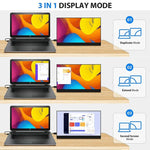 15,6 Zoll HDR 1080P IPS Bildschirm Tragbarer Monitor, 15,6 Zoll 1080P
