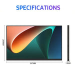 18 Zoll HDR 2560x1600P IPS-Bildschirm Tragbarer Monitor, 18 Zoll 2.5K