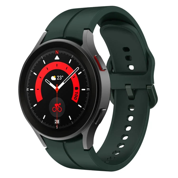 Colorful Buckle Silicone Watch Band, For Samsung Galaxy Watch 6 / 6 Classic
