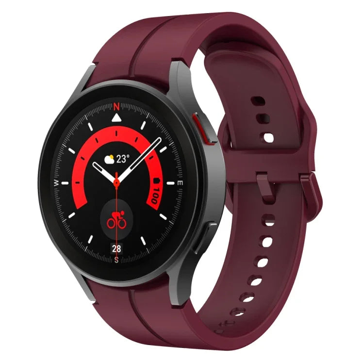 Colorful Buckle Silicone Watch Band, For Samsung Galaxy Watch 6 / 6 Classic