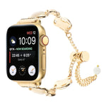 Uhrenarmband aus Muschelmetallkette, für Apple Watch 42 mm und Apple Watch 38 mm