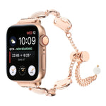Uhrenarmband aus Muschelmetallkette, für Apple Watch 42 mm und Apple Watch 38 mm