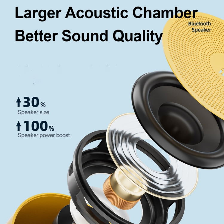 EWA A129 Mini Bluetooth 5.0 Bass-Radiator Metalllautsprecher