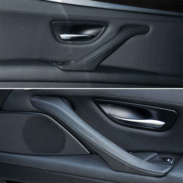 For BMW F10 / F18 5 Series 7pcs Car Inside Doors Handle Pull Trim Cover, 51417225874, Right Driving(Black), Right Driving(Beige Yellow), Right Driving(Beige White), Right Driving(Grey), Right Driving(Wine Red), Right Driving(Mocha Color)
