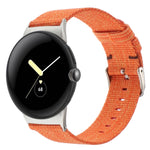 Nylon Canvas Watch Band, For Google Pixel Watch 4 / 3 / 2 / 1 41mm