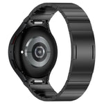 Button Style One-bead Metal Watch Band, For Samsung Galaxy Watch6/6 Classic/5/5 Pro