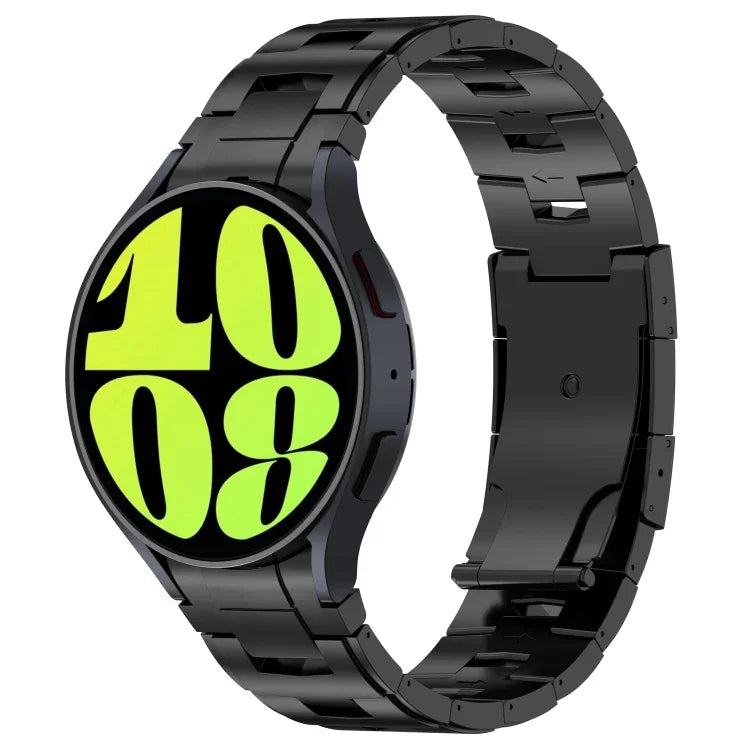 Knopf-Armband aus reinem Titan, für Samsung Galaxy Watch6/6 Classic/5/5 Pro
