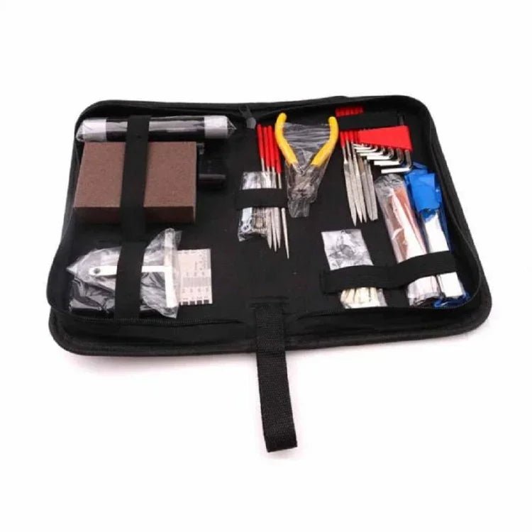 Multifunktionales Gitarrenreparatur- und Wartungswerkzeugset, Gitarrenreparaturwerkzeuge