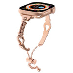 Twist Metal Bracelet Chain Watch Band, For Apple Watch SE 2023 44mm, For Apple Watch SE 2023 40mm, For Apple Watch Ultra 2 49mm, For Apple Watch Series 9 45mm, For Apple Watch Series 9 41mm, For Apple Watch Ultra 49mm, For Apple Watch Series 8 41mm    ...