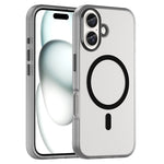 MagSafe Matt durchscheinende TPU + PC Vollschutzhülle, Für iPhone 16 Pro, Für iPhone 16 Plus, Für iPhone 16, Für iPhone 15 Pro Max, Für iPhone 15 Pro