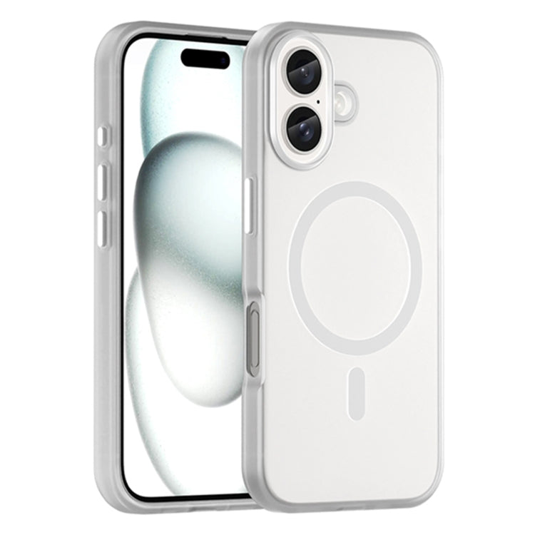 MagSafe Matt durchscheinende TPU + PC Vollschutzhülle, Für iPhone 16 Pro, Für iPhone 16 Plus, Für iPhone 16, Für iPhone 15 Pro Max, Für iPhone 15 Pro