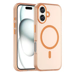 MagSafe Matt durchscheinende TPU + PC Vollschutzhülle, Für iPhone 16 Pro, Für iPhone 16 Plus, Für iPhone 16, Für iPhone 15 Pro Max, Für iPhone 15 Pro