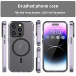 MagSafe Matt durchscheinende TPU + PC Vollschutzhülle, Für iPhone 16 Pro, Für iPhone 16 Plus, Für iPhone 16, Für iPhone 15 Pro Max, Für iPhone 15 Pro