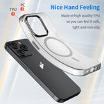MagSafe Matt durchscheinende TPU + PC Vollschutzhülle, Für iPhone 16 Pro, Für iPhone 16 Plus, Für iPhone 16, Für iPhone 15 Pro Max, Für iPhone 15 Pro