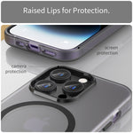 MagSafe Matt durchscheinende TPU + PC Vollschutzhülle, Für iPhone 16 Pro, Für iPhone 16 Plus, Für iPhone 16, Für iPhone 15 Pro Max, Für iPhone 15 Pro