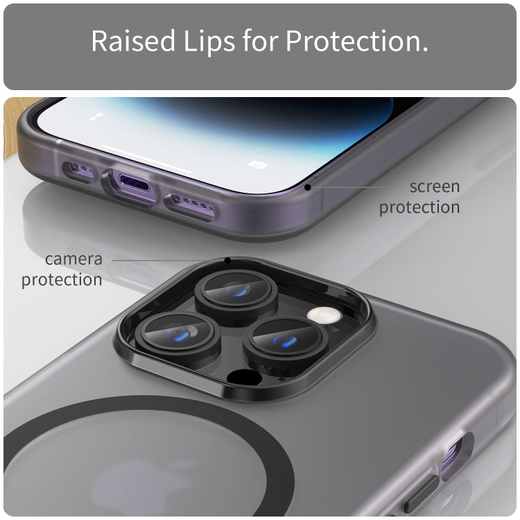 MagSafe Matt durchscheinende TPU + PC Vollschutzhülle, Für iPhone 16 Pro, Für iPhone 16 Plus, Für iPhone 16, Für iPhone 15 Pro Max, Für iPhone 15 Pro