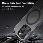 MagSafe Matt durchscheinende TPU + PC Vollschutzhülle, Für iPhone 16 Pro, Für iPhone 16 Plus, Für iPhone 16, Für iPhone 15 Pro Max, Für iPhone 15 Pro