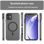 MagSafe matt durchscheinendes TPU + PC Vollschutz-Handyhülle, für iPhone 12, für iPhone 12 Pro Max, für iPhone 12 Pro, für iPhone 11 Pro Max, für iPhone 11