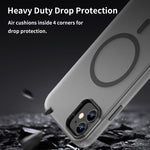 MagSafe matt durchscheinendes TPU + PC Vollschutz-Handyhülle, für iPhone 12, für iPhone 12 Pro Max, für iPhone 12 Pro, für iPhone 11 Pro Max, für iPhone 11