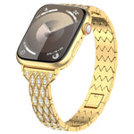 Teufelsauge Diamant Armband Metall Uhrenarmband, Für Apple Watch SE 40mm, Für Apple Watch SE 44mm, Für Apple Watch Series 6 40mm, Für Apple Watch Series 6 44mm, Für Apple Watch Series 5 44mm, Für Apple Watch Series 5 40mm, Für Apple Watch Series 4 44mm