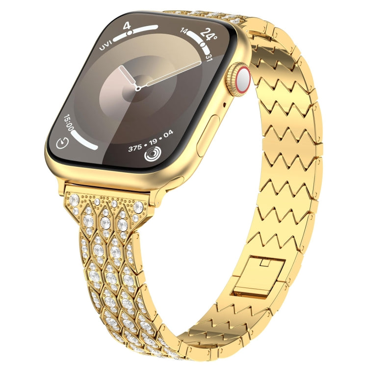 Teufelsauge Diamant Armband Metall Uhrenarmband, Für Apple Watch SE 40mm, Für Apple Watch SE 44mm, Für Apple Watch Series 6 40mm, Für Apple Watch Series 6 44mm, Für Apple Watch Series 5 44mm, Für Apple Watch Series 5 40mm, Für Apple Watch Series 4 44mm