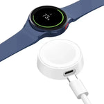 Tragbares magnetisches kabelloses Ladegerät für Smartwatches, für Samsung Galaxy Watch-Serie und Apple Watch-Serie
