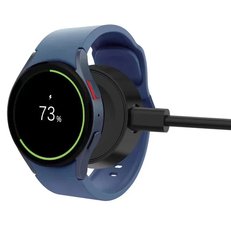 Tragbares magnetisches kabelloses Ladegerät für Smartwatches, für Samsung Galaxy Watch-Serie und Apple Watch-Serie
