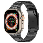 Schildkrötenschnallen-Titanstahl-Armband, für Apple Watch SE 2023 44mm, für Apple Watch SE 2023 40mm, für Apple Watch Ultra 2 49mm, für Apple Watch Series 9 45mm, für Apple Watch Series 9 41mm, für Apple Watch Ultra 49mm, für Apple Watch Series 8 41mm...