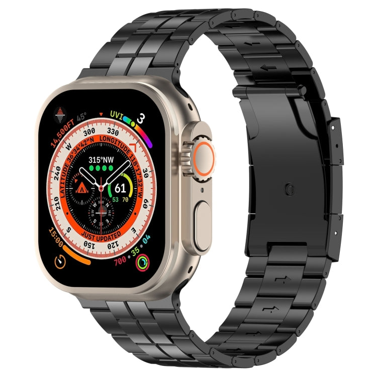 Schildkrötenschnallen-Titanstahl-Armband, für Apple Watch SE 2023 44mm, für Apple Watch SE 2023 40mm, für Apple Watch Ultra 2 49mm, für Apple Watch Series 9 45mm, für Apple Watch Series 9 41mm, für Apple Watch Ultra 49mm, für Apple Watch Series 8 41mm...